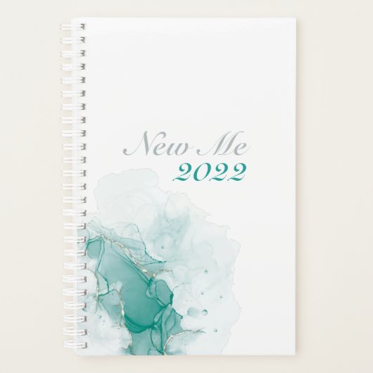 Romantisch script, nieuwe ik, 2022 kalligrafie planner (Voorkant)