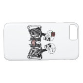 Romantisch Skeleton Paar – Gotisch met harthanden Case-Mate iPhone Case (Achterkant (Horizontaal))
