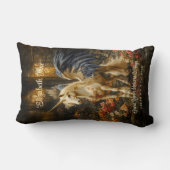 Romantisch Sprookjesbos Eenhoorn Met Vleugels Kussen (Achterkant)