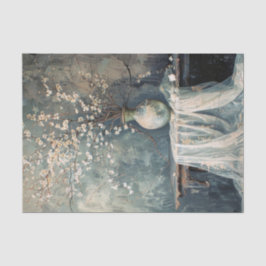 Romantisch stilleven Moody Bloemen Weefselpapier Tissuepapier