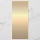 Romantisch Stoffig Blauw Bruiloft Menu (Achterkant)