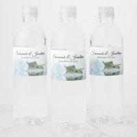 Romantisch Stoffig Blauw Roos Elegant Bruiloft