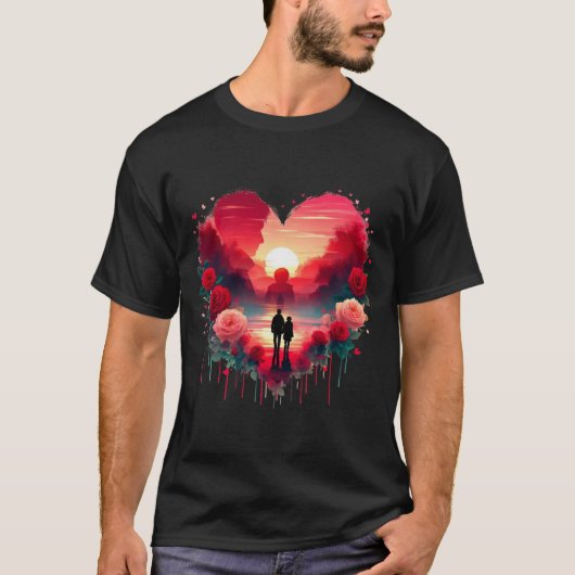 Romantisch t-shirt (Voorkant)