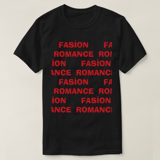 ROMANTISCH T-SHIRT (Design voorkant)