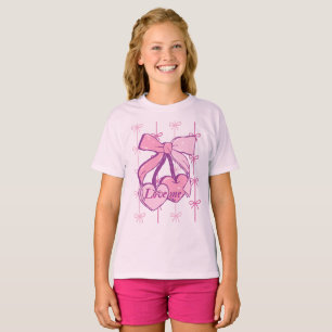 Romantisch T-shirt met twee harten voor meisjes