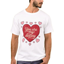 Romantisch T-shirt You Are My Destiny