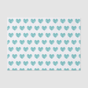 Romantisch tissuepapier met verontruste blauwgroen