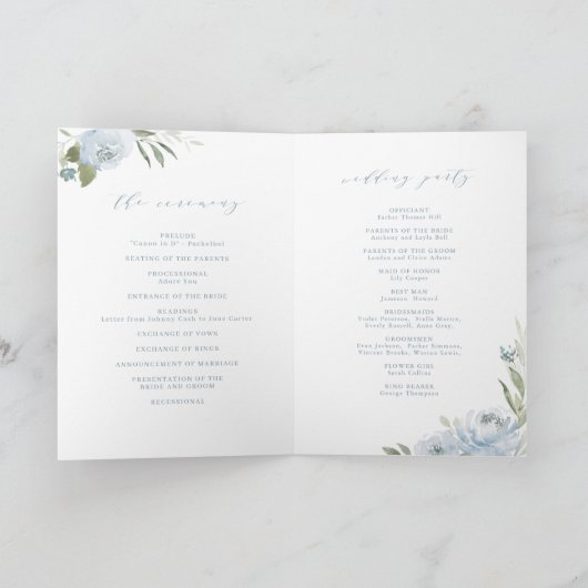 Romantisch tuinbouwprogramma voor stoffige blauwe programma (Binnen)