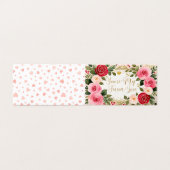 Romantisch Valentijnsdag Wenskaart Kaart (Buitenkant ongevouwen)