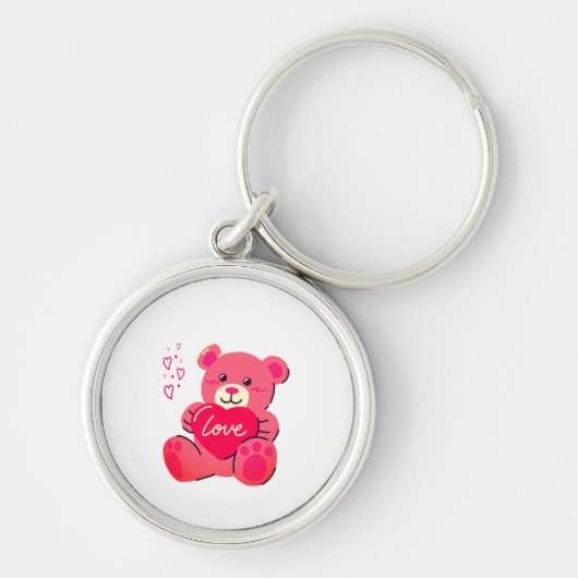 Romantisch Valentijnsgeschenk Sleutelhanger (Voorkant)