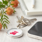 Romantisch Valentijnsgeschenk Sleutelhanger (Zijkant)