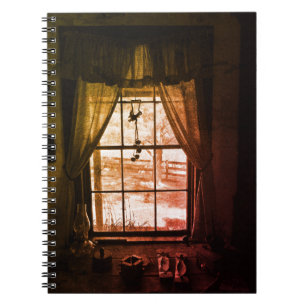 Romantisch venster notitieboek