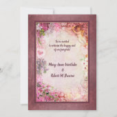 Romantisch Verloving of huwelijk Kaart (Voorkant)