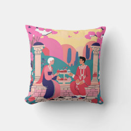 Romantisch vierkant kussen - Charmant