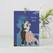 Romantisch Vintage Koppel ~ "Oui" (Staand voorkant)