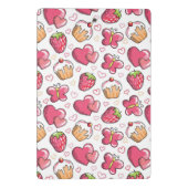 romantisch voedselpatroon mini klembord (Achterkant)