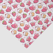romantisch voedselpatroon tissuepapier (Detail)