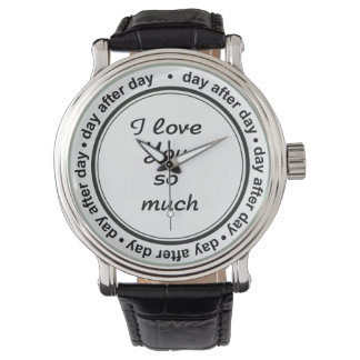 Romantisch voor hem, haar, ik hou van jou horloge