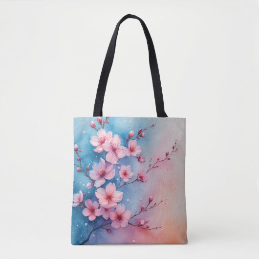 Romantisch voorjaar Sakura Tas (Voorkant)