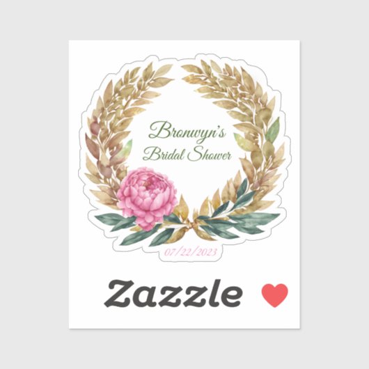 Romantisch Vrijgezellenfeest ontwerp Sticker (Vel)