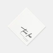 Romantisch Whimsical Script Ware Liefde: Bruiloft Servet (Hoek)