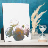 Romantisch wit, geel, oranje, goudamberkleurig roo fotoplaat (Zijkant)