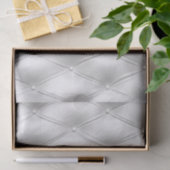 Romantisch wit kunstleer tissuepapier (Geschenk)