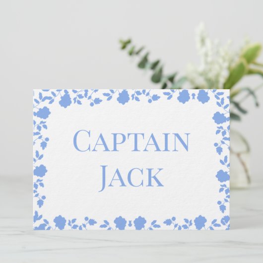 Romantisch zacht  lied Namen Tafel Kaarten (Staand voorkant)