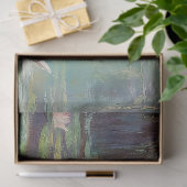 Romantisch Zwaankoppel in Lily Pond Decoupage Tissuepapier (Geschenk)