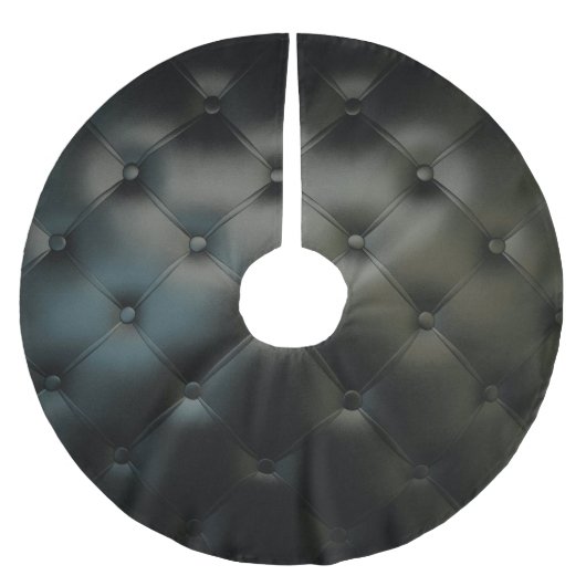 Romantisch zwart mooi leder kerstboom rok (Voorkant)