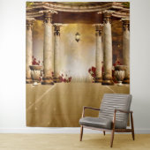 Romantische achtergrond wandkleed (In situ)