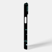 Romantische Anne (aangepaste naam) delicate blauwe Case-Mate iPhone Case (Achterkant / Rechts)