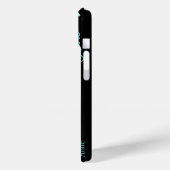 Romantische Anne (aangepaste naam) delicate blauwe Case-Mate iPhone Case (Achterkant / Links)