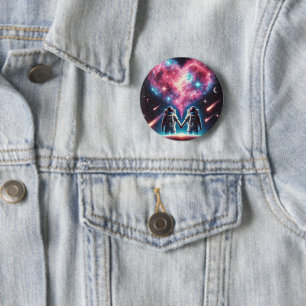 Romantische Astronaut Pin Button