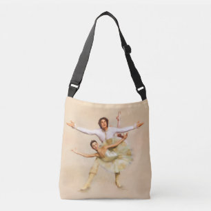 Romantische Ballet Partners - Pas de Deux in Paste Crossbody Tas