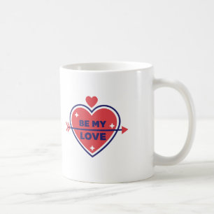 Romantische 'Be My Love' koffie Koffiemok