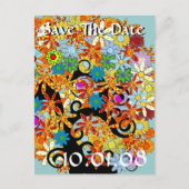 Romantische betoverde Bos Boom van Liefde Aankondigingskaart (Voorkant)