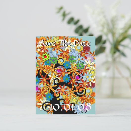 Romantische betoverde Bos Boom van Liefde Aankondigingskaart (Staand voorkant)