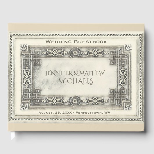 Romantische  bezoekershoek gastenboek (Voorkant)