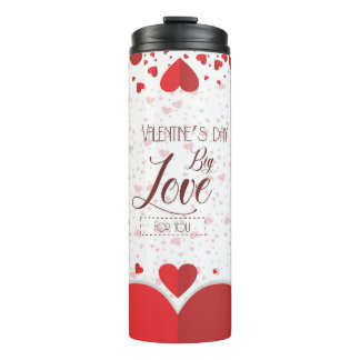 Romantische "Big Love" Thermal Tumbler Thermosbeker