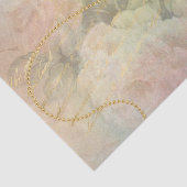 Romantische Bloemen Geel Roze Wit Decoupage Tissuepapier (Detail)