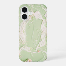 Romantische Bloemen Kant Telefoonhoes iPhone 16 Hoesje