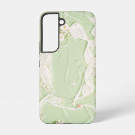 Romantische Bloemen Kant Telefoonhoes Samsung Galaxy Hoesje