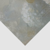 Romantische Bloemen Witte Hydrangea Decoupage Tissuepapier (Detail)