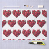 Romantische bloemenkunst tissuepapier (Craft)