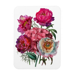 Romantische bloemtuin magneet