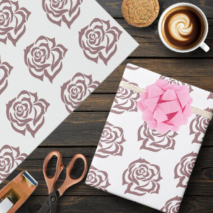 Romantische Blos Regency Lesbische Huwelijk Cadeaupapier