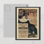 Romantische boeken en Briefkaart (Voorkant / Achterkant)