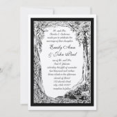 Romantische  bosboomarm kaart (Voorkant)