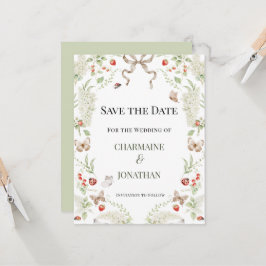 Romantische Botanische Tuin Save the Date | Kaart
